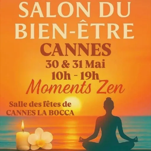 Participation au salon Bien être de Cannes la Bocca les 30 et 31 mai, Antibes, Cindy Bertin